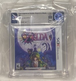 WATA 9.8 A+ Legend of Zelda Majora&rsquo;s Mask 3D Nintendo 3DS Sealed Graded CGC VGA