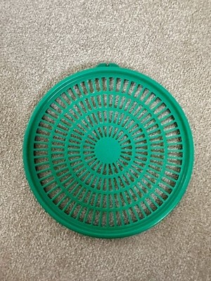 Tupperware Dampfgarer Sieb Ersatzdeckel #1871-1 grün 7,5'' belüftet