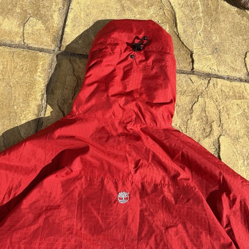 Timberland Performance waterproof light weight Coat red true size fits XXXL - Picture 16 of 18