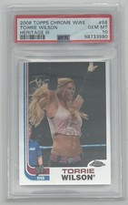 2008 Topps Chrome Heritage III WWE Torrie Wilson PSA 10 #58