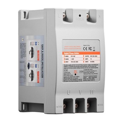 2 Einphasen auf 3 Phasen Wandler 220 240V Input Output 7A 50Hz 60Hz