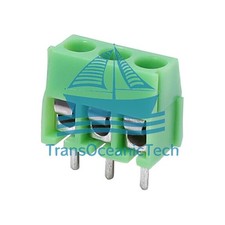 10pcs KF350-3P 3.5mm pitch 3 pin straight pin PCB screw terminal blocks #hj
