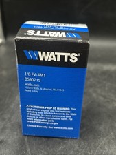 Lot of  12 Watts 1/8" FV-4M1 Automatic Float Vent 0590715