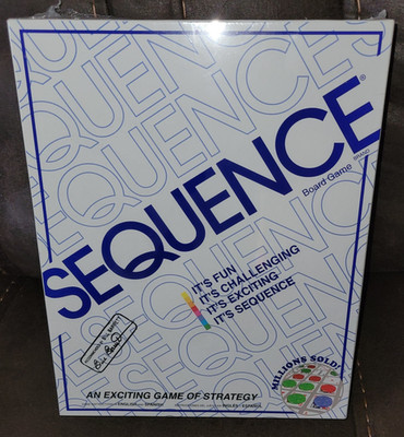 Sequence Board Game Instruction in English/Spanish Ages 7+  2-12 Players Sealed