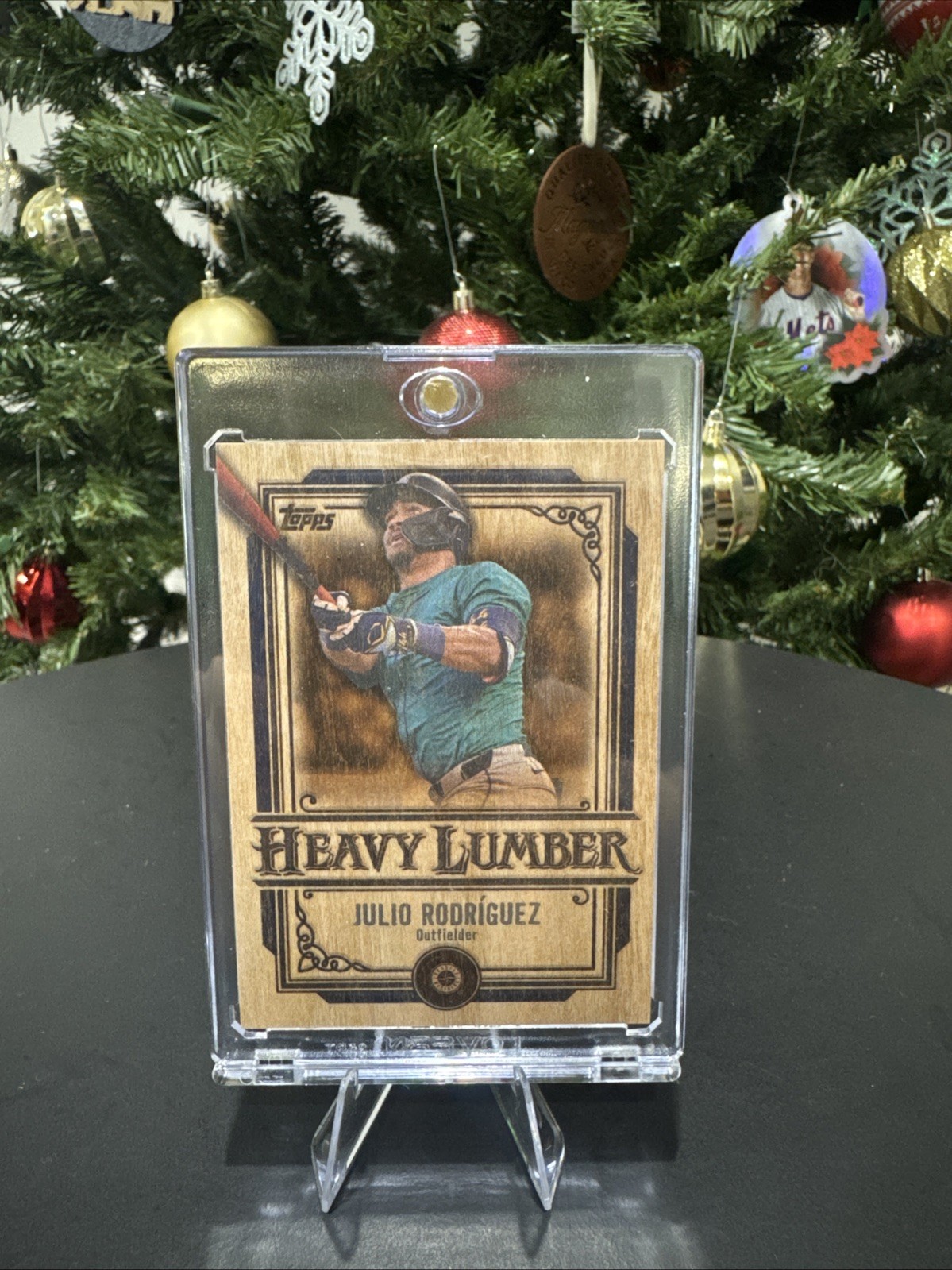 2025 Topps Series 1 #HL-2 JULIO RODRIGUEZ Heavy Lumber Case Hit SSP Mariners