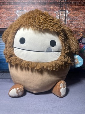 NEW Squishmallows 16'' Inch Benny The Brown Bigfoot LARGE SIZE SIZED Squishmallow