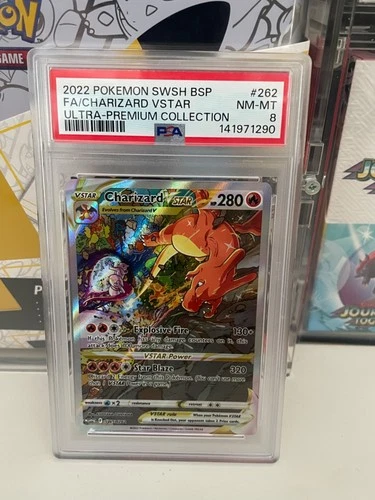 Pokémon TCG : Charizard VSTAR Promo SWSH262 PSA 8