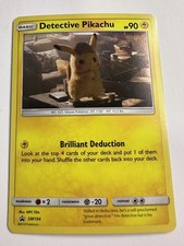 Detective Pikachu SM194 Ultra Rare Holo Promo Pokemon Card