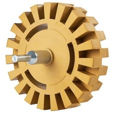 Decal Remover Eraser Wheel Rubber Eraser Wheel for Drill Removes 1 Pack Slotted