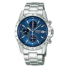Popular Product Selection Men s Seiko Quartz Chronograph Watch Wristwatch SBTQ07