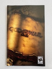 GOD OF WAR 1 - PLAYSTATION 2 PS2 - INSTRUCTION MANUAL