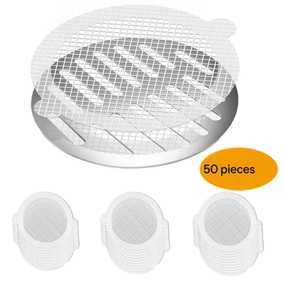 #ad #ad 50 Pcs Disposable Shower Drain Hair Catcher Mesh Sticker Strainers For Shower $10.99