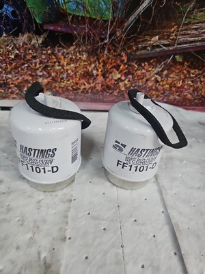  New Old Stock HASTINGS Part # FF1101-D FILTER Lot Of 2 Fuel Filters