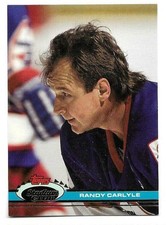 RANDY CARLYLE 1991-92 STADIUM CLUB CARD NEAR MINT+ CONDITION