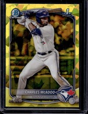 Charles McAdoo 2025 Bowman Chrome Sapphire #BCP-150 Yellow #09/75