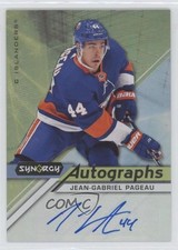 2020-21 Upper Deck Synergy Auto Jean-Gabriel Pageau #A-JP Auto 2oz