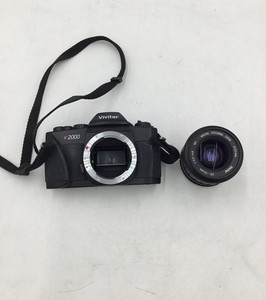 Vintage Vivitar V2000 35mm SLR Film Camera with 35-70mm Zoom Lens Pentax K Mount