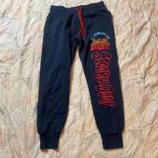 scooby doo navy blue drawstring joggers size small