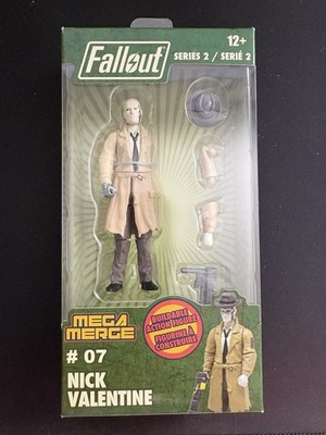 Fallout Series 2 Mega Merge, Nick Valentine #07 Action Figure UNOPENED