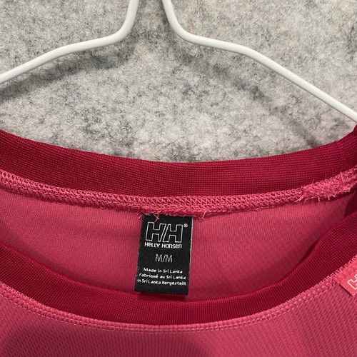 Helly Hansen Womens Size M Pink Long Sleeve Thermal Top Base Layer - Picture 2 of 8