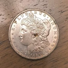 1886 Morgan Silver Dollar San Francisco $1 Coin Circulated 0.9 Fineness Silver