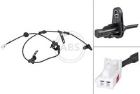 A.B.S. ABS Sensor Raddrehzahl Hinten Links FüR KIA Sportage Hyundai IX35 Ix35 SL