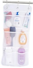 Shower Organizer, Shower Caddy or Bathroom Organizer with Quick 1 Pack-White