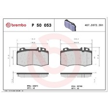 Satz Bremsbel&auml;ge Bremskl&ouml;tze vorne f&uuml;r Mercedes S-Klasse C215 W220 SL | 24034