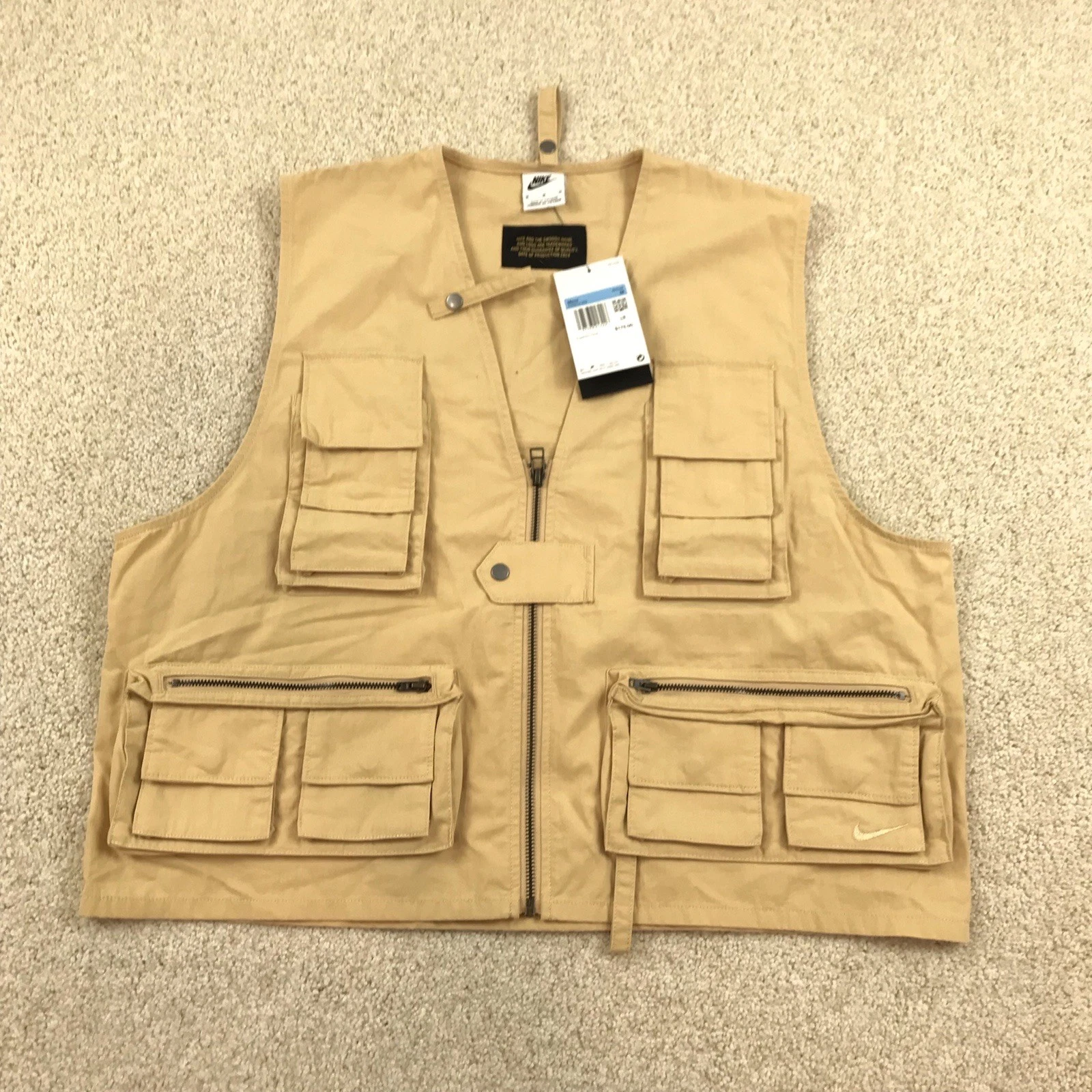 Nike Life Utility Vest Mens Medium Loose Fit FN3214-252 New