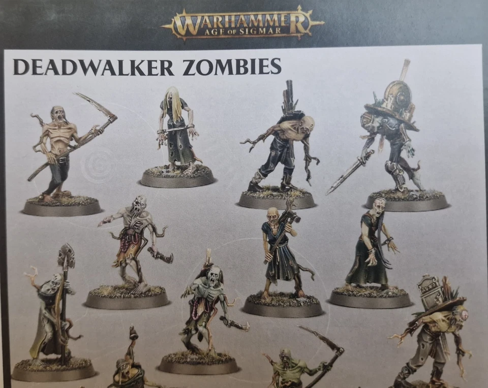 GAMES WORKSHOP Warhammer Age Of Sigmar Soulblight Gravelords 10 X Deadwalker Zombies