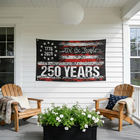 250th Anniversary USA Flags 3x5 FT America 4th Ft Single Sided, Style 1