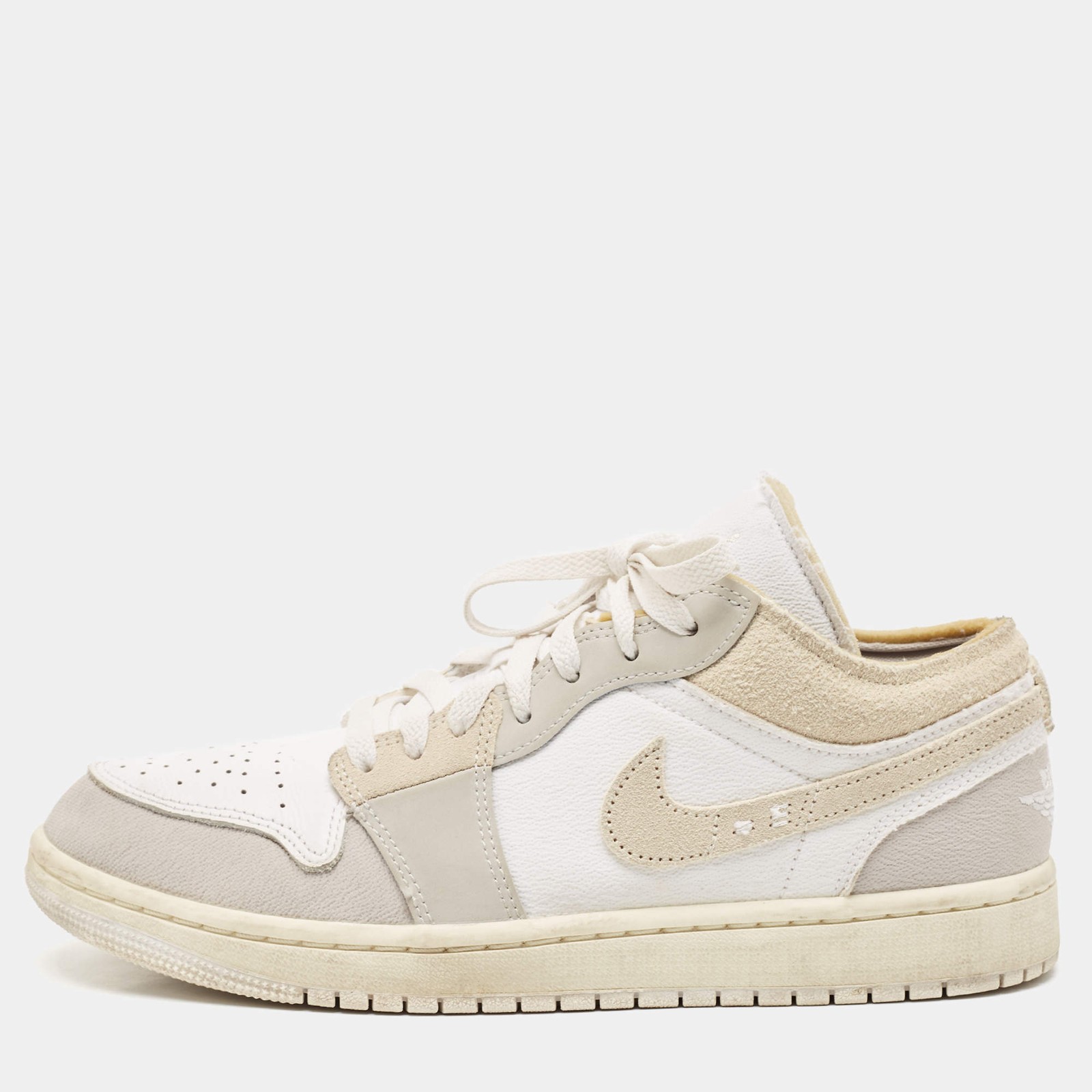 Air Jordans Multicolor Leather and Suede Jordan 1 Low SE Craft Inside Out Tech