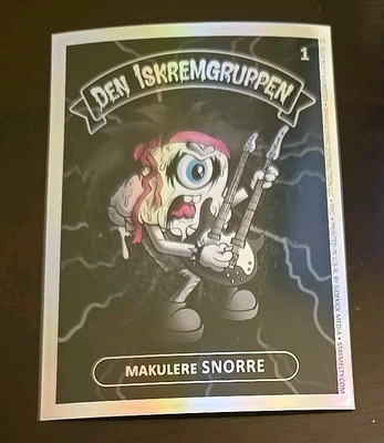 The Melty Misfits 2019 NORWEGIAN RARE FOIL #1 Makulere SNORRE CARD