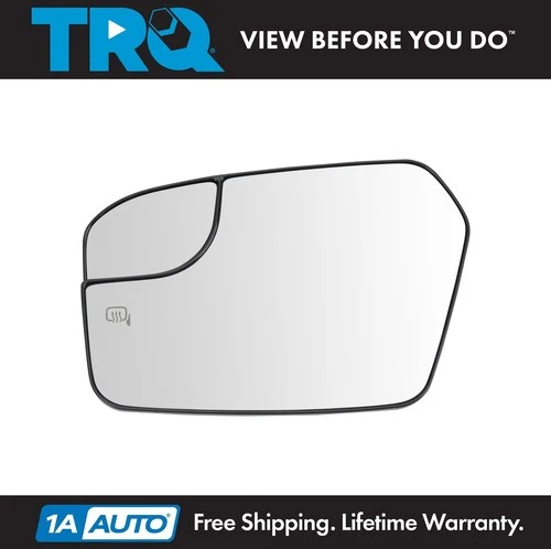 TRQ Left Mirror Glass Fits 2011-2012 Ford Fusion 2011 Mercury Milan