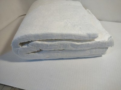 New 2pc. Ceramic Fiber Blanket 2400F High Temp Insulation Blanket 1''x12''x24''