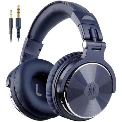 Oneodio Over Ear Kopfhörer mit 50mm Treiber   Dunkel Blau für perfekten Bass