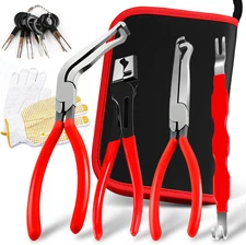 4 Pieces Automotive Electrical Disconnect Pliers Kit, High-Carbon Steel Connecto