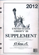 H E Harris Liberty 3 2012 Stamp Album Supplement ( HE HARRIS LIBERTY III 2012 )