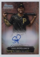 2022 Bowman Sterling Prospect Rose Gold Refractor 13/15 Shalin Polanco Auto 2oh
