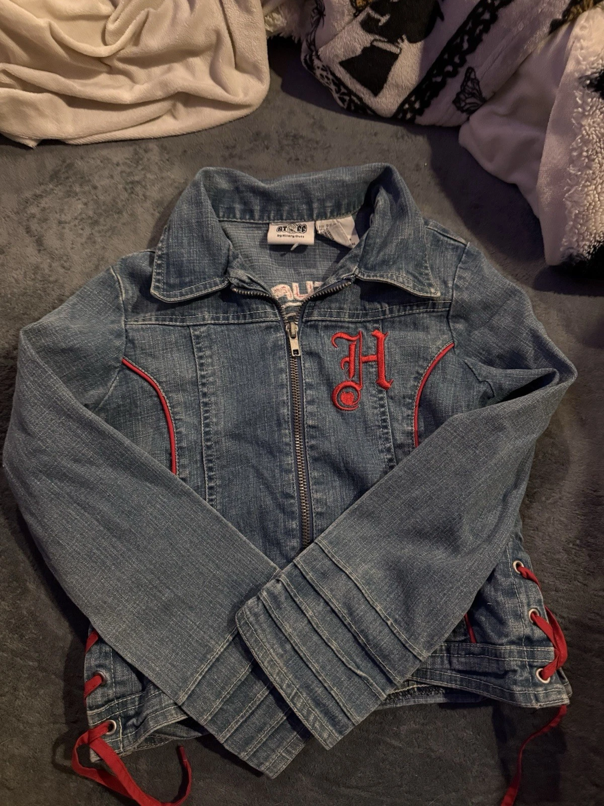 Stuff By Hilary Duff Kids Y2K Style Denim Jacket