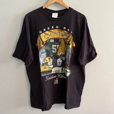 Green Bay Packers Riddell Gridiron Classics Tshirt Black  Size L