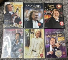 Andre Rieu DVDs Lot Of 6 Magic, Dutchman, Love, Sydney, Violin And Maastricht