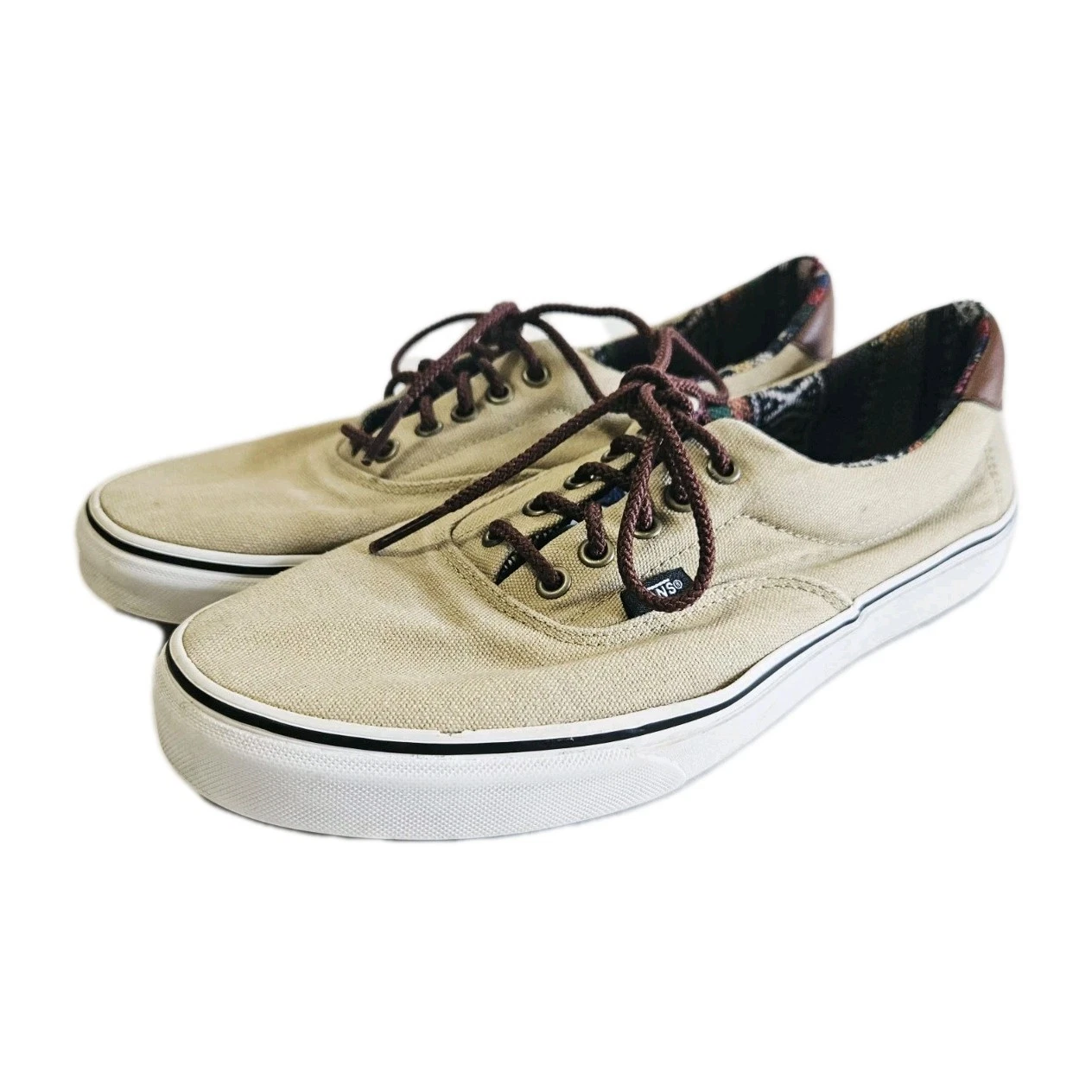 Taglia 11 Scarpe slip on uomo Vans Off The Wall Aztec Tan