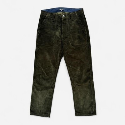 Evan Kinori Corduroy Four Pocket Pant Green Size 28