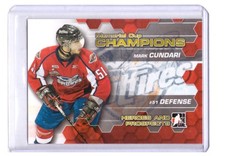 Mark Cundari 2010-11 ITG Heroes & Prospects Memorial Cup Champions Card #MC-12