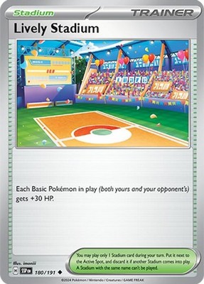 Lively Stadium - 180/191 - SSP - NM - Reverse Holofoil