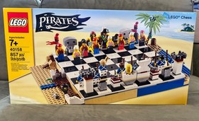 LEGO PIRATES -- CHESS SET BRAND NEW IN SEALED BOX RETIRED SET 40158