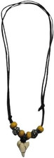 1 Collana ART P2, Ciondolo VERO Dente Squalo 1,5-2,5 Cm Circa Sono Sempre Differ