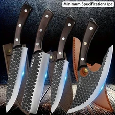 Stainless Steel Boning Knife with Sheath Professional Kitchen Chef Knife