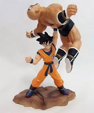 Dragon Ball Capsule Mini Figure Nappa vs Goku Battle of Fate Saiyan